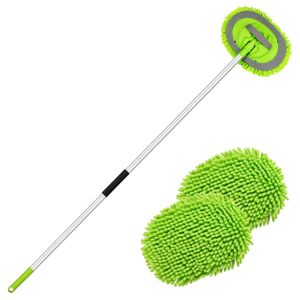 Cepillo de limpieza automotriz de mango largo de microfibra de chenilla - JUHAO