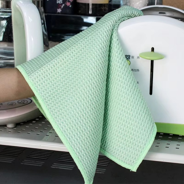 Mikrofiber Yeniden Kullanılabilir Emici Waffle Havlu - JUHAO