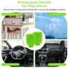 Gants de lavage de voiture en microfibre chenille - JUHAO