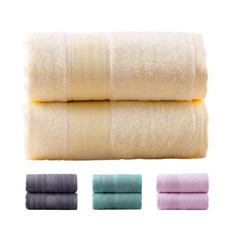 Ba&ntilde;o llamp’u ukat absorbente antibacteriano bamb&uacute; algod&oacute;n fibra ba&ntilde;o toalla conjunto - JUHAO