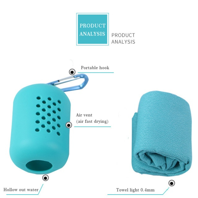Microfiber Schweess Absorbent Ice Sport Handduch - JUHAO