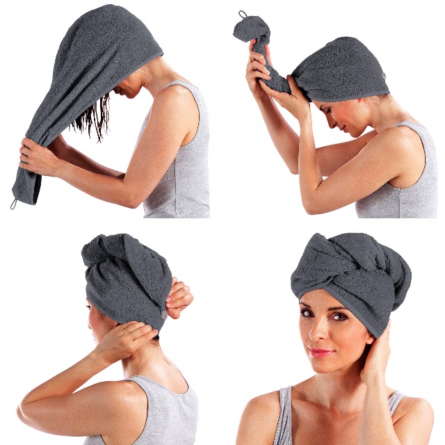 Super saugf&auml;higes Handtuch f&uuml;r trockenes Haar – JUHAO