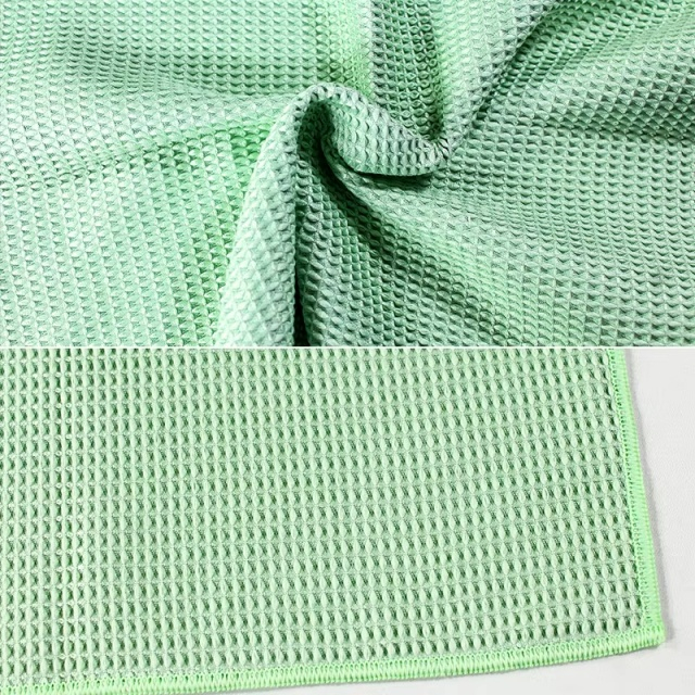 Mikrofiber Wiederverwendbar Absorbent Waffle Handduch - JUHAO